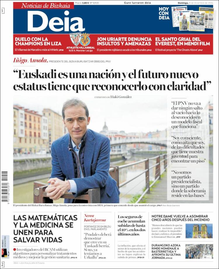 Portada de Deia (España)