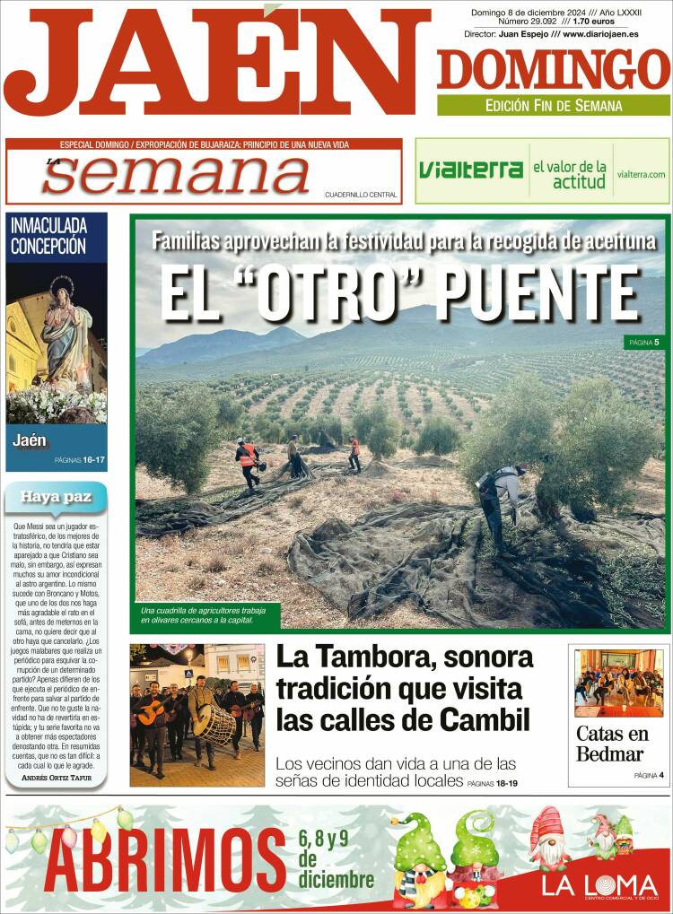 Portada de Diario Jaén (España)
