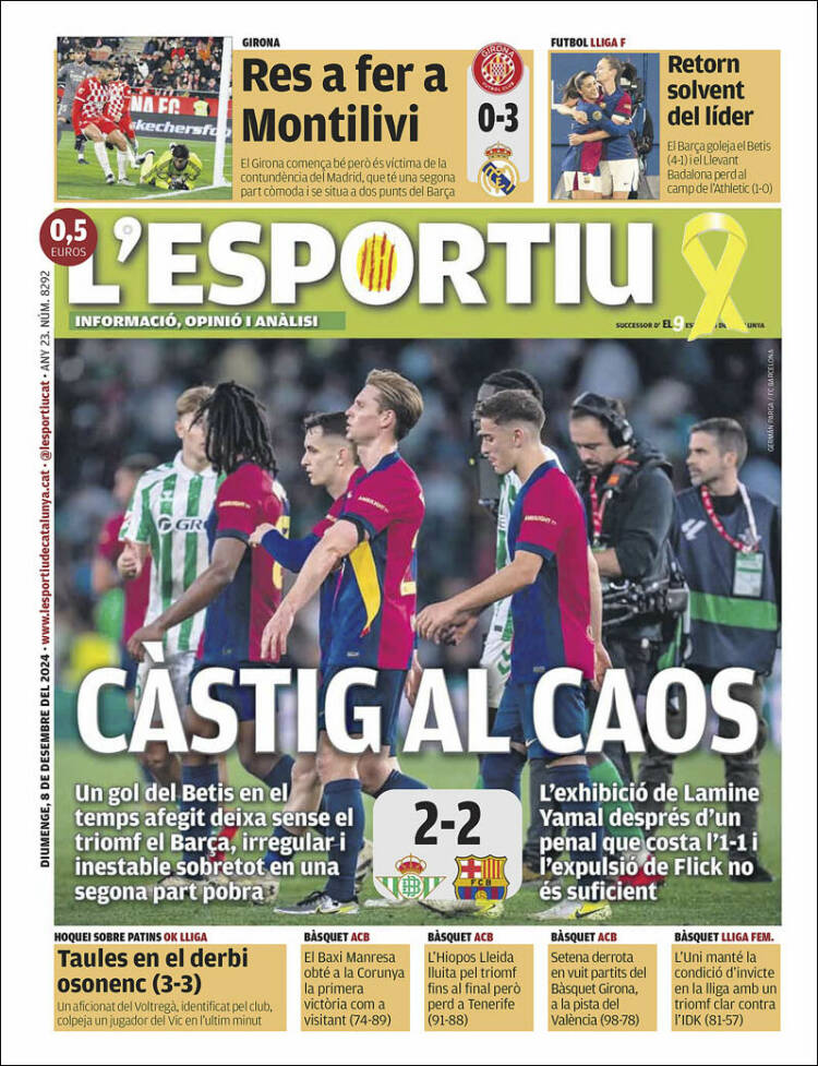 Portada de L'Esportiu (España)