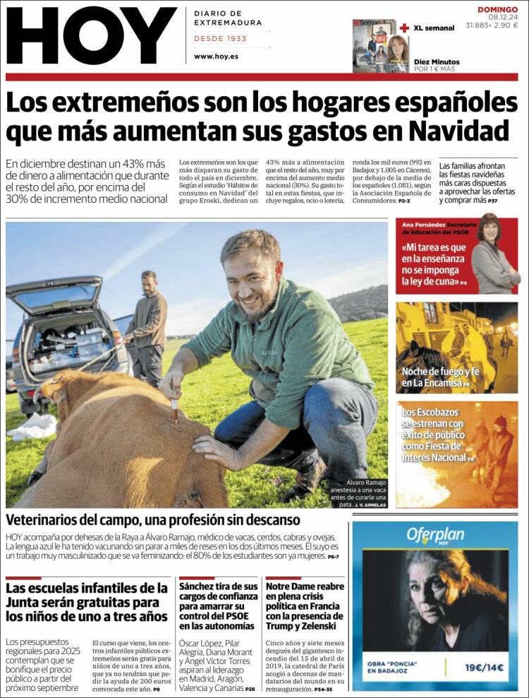 Portada de Hoy - Caceres (España)