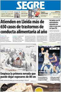 Portada de Segre  (España)
