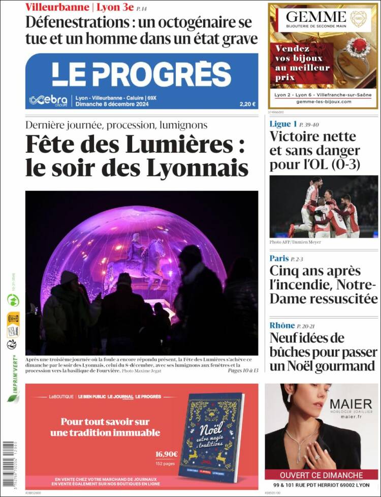 Portada de Progres de Fecamp (Francia)