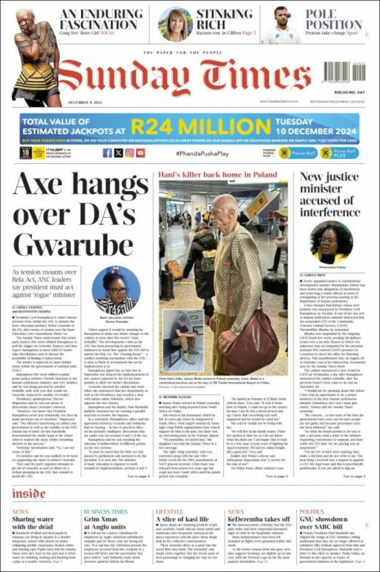 Portada de Hürriyet (Turqu&iacute;a)