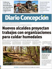 Portada de Diario de Concepción (Chile)