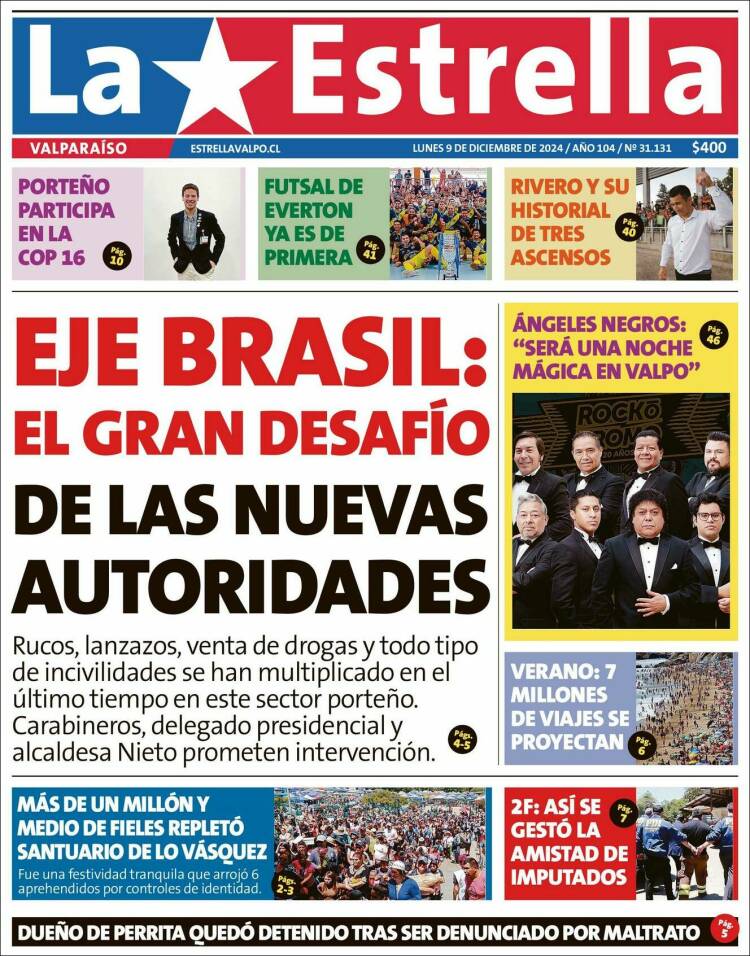 Portada de Estrella de Valparaiso (Chile)