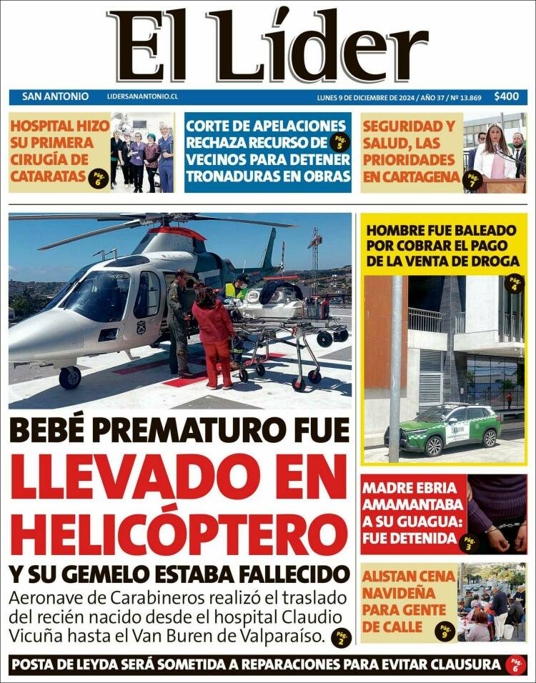 Portada de Lider de San Antonio (Chile)