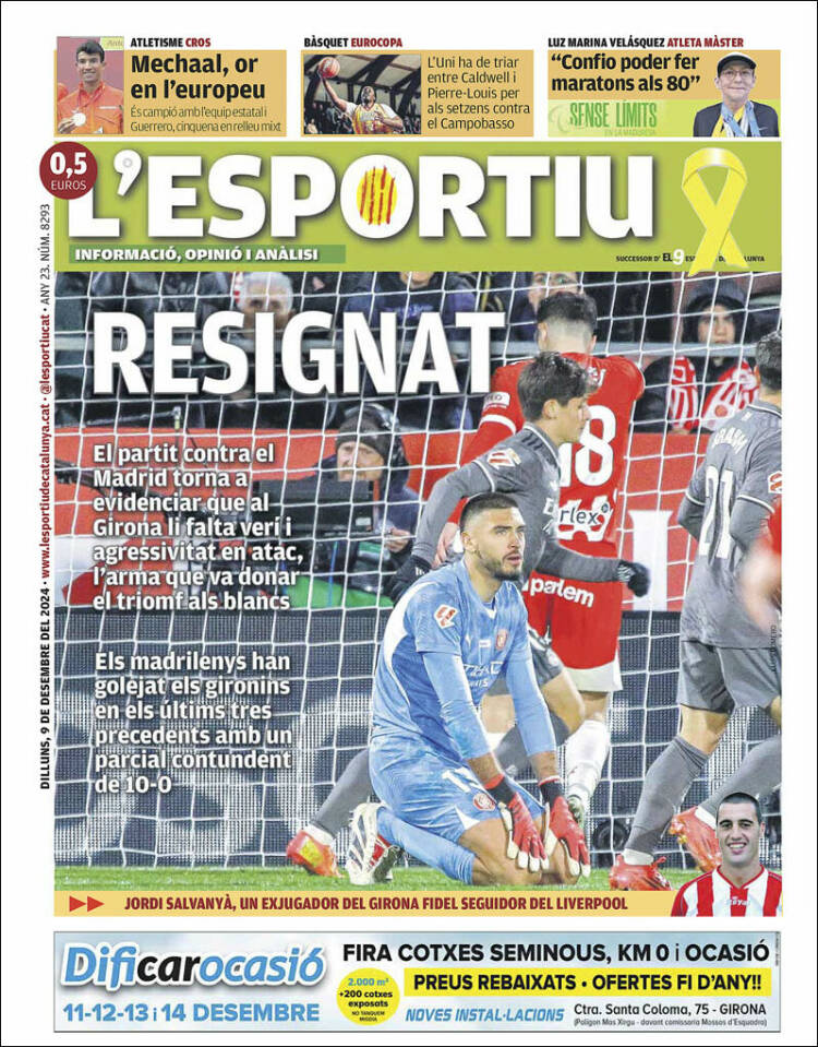 Portada de L'Esportiu : Girona (España)