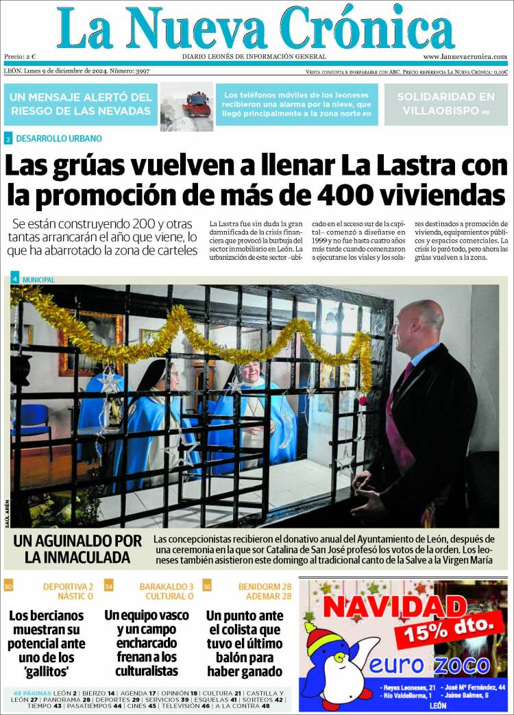 Portada de La Nueva Crónica (España)