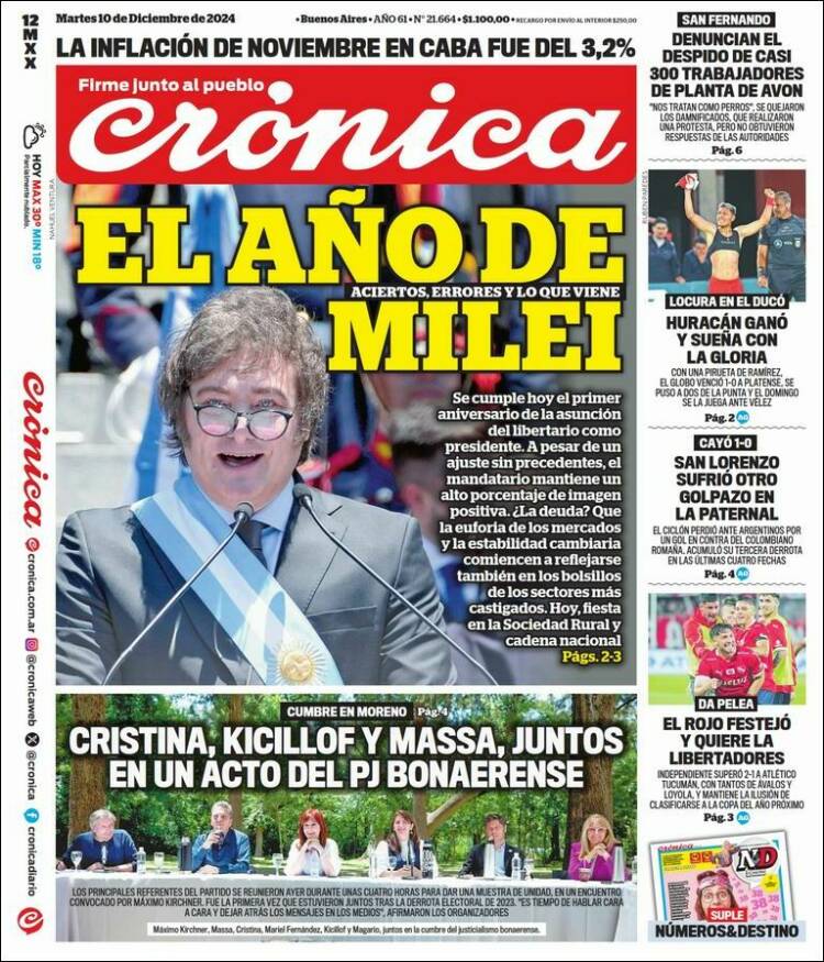 Portada de La Voz del Chaco (Argentina)