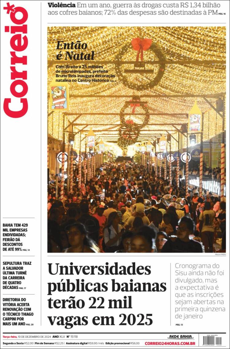 Portada de Correio* (Brasil)