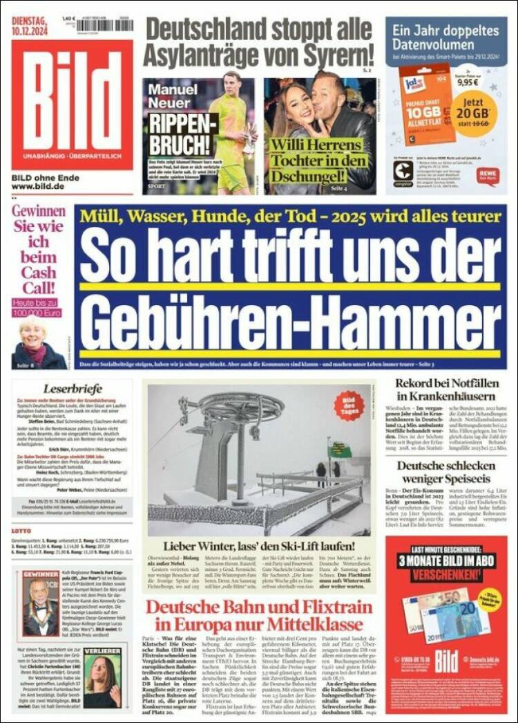 Portada de Bild (Alemania)