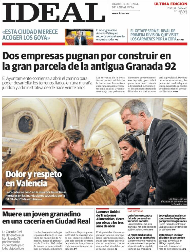 Portada de Ideal (España)