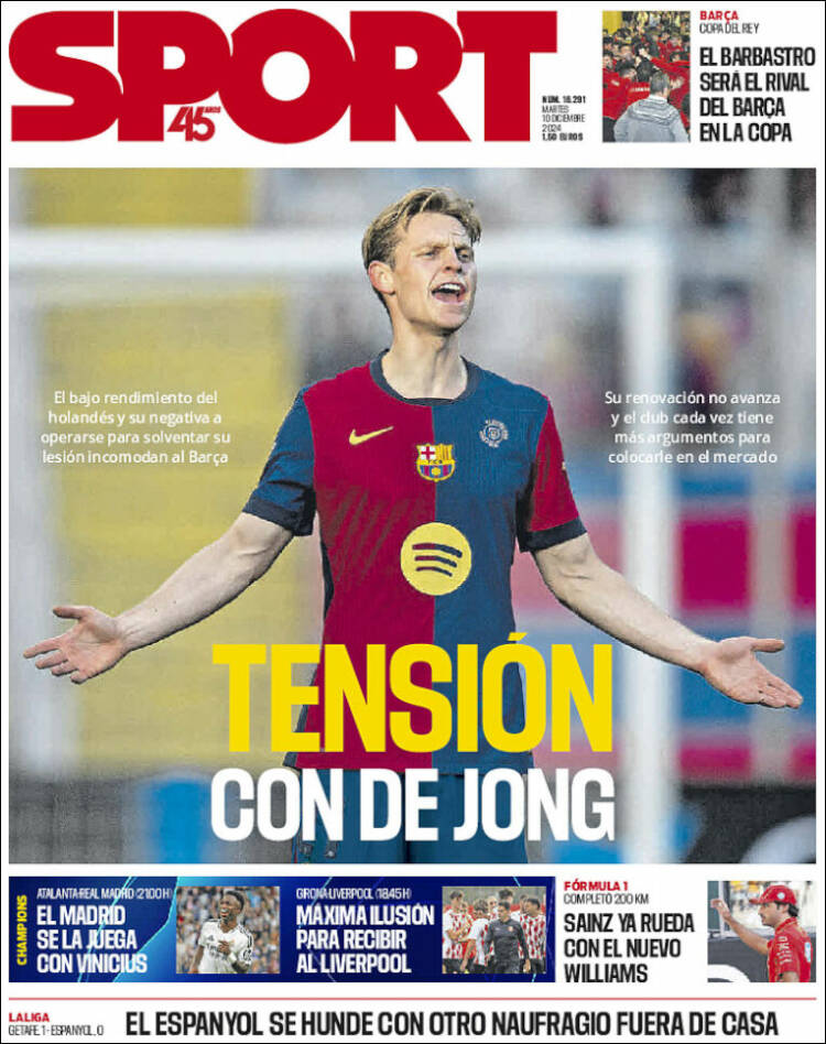 Portada de Sport (España)