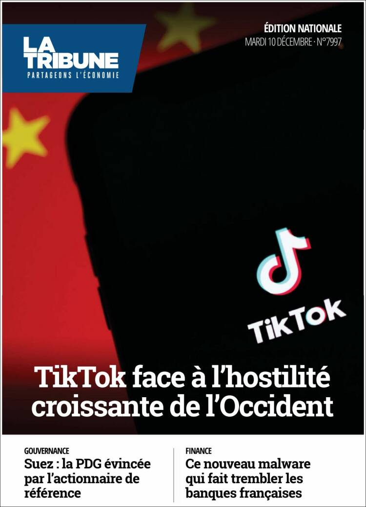 Portada de La Tribune (France)