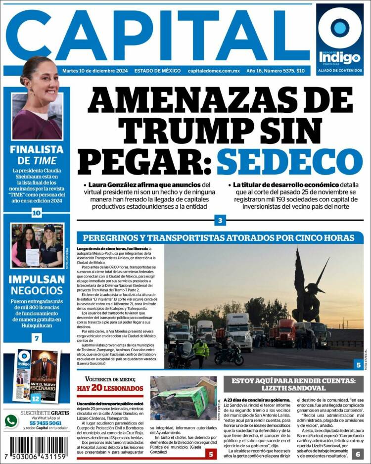 Portada de Capital México (M&eacute;xico)