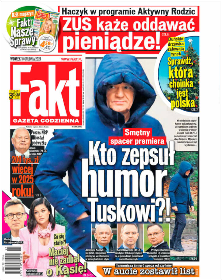 Portada de Fakt (Polonia)