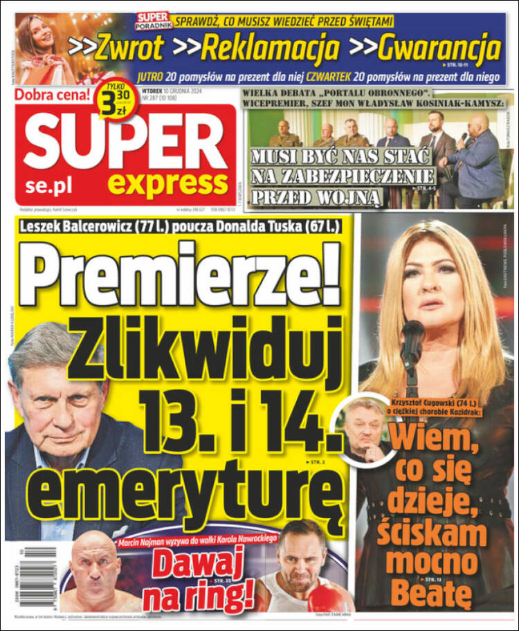Portada de Super Express (Polonia)