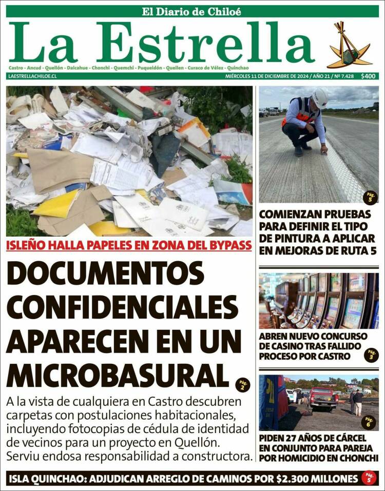 Portada de Estrella de Chiloé (Chile)