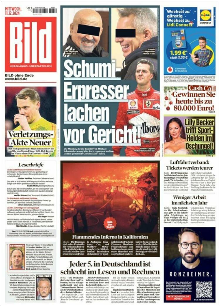Portada de Bild (Germany)