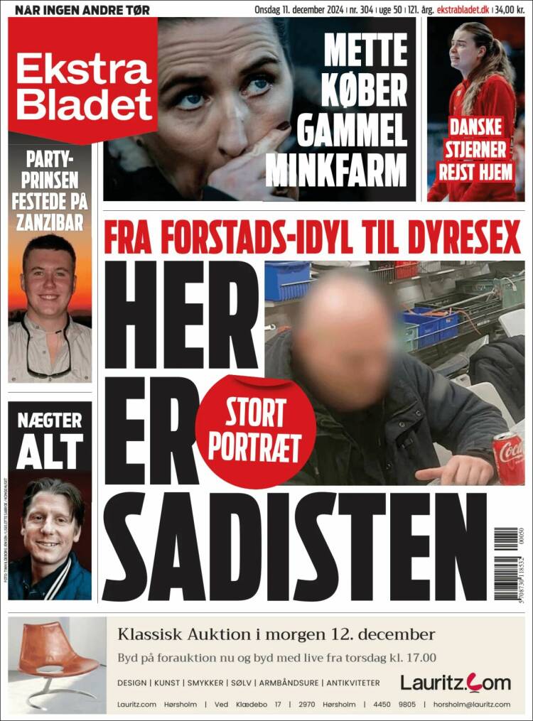 Portada de Ekstra Bladet (Denmark)