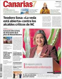 Portada de Canarias 7 (España)