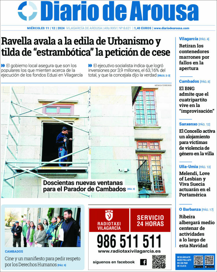 Portada de Diario de Arousa (Spain)