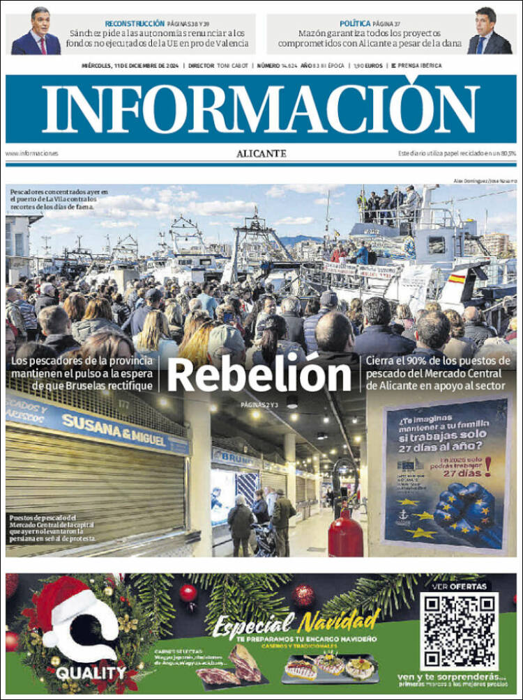 Portada de Diario Información (Spain)