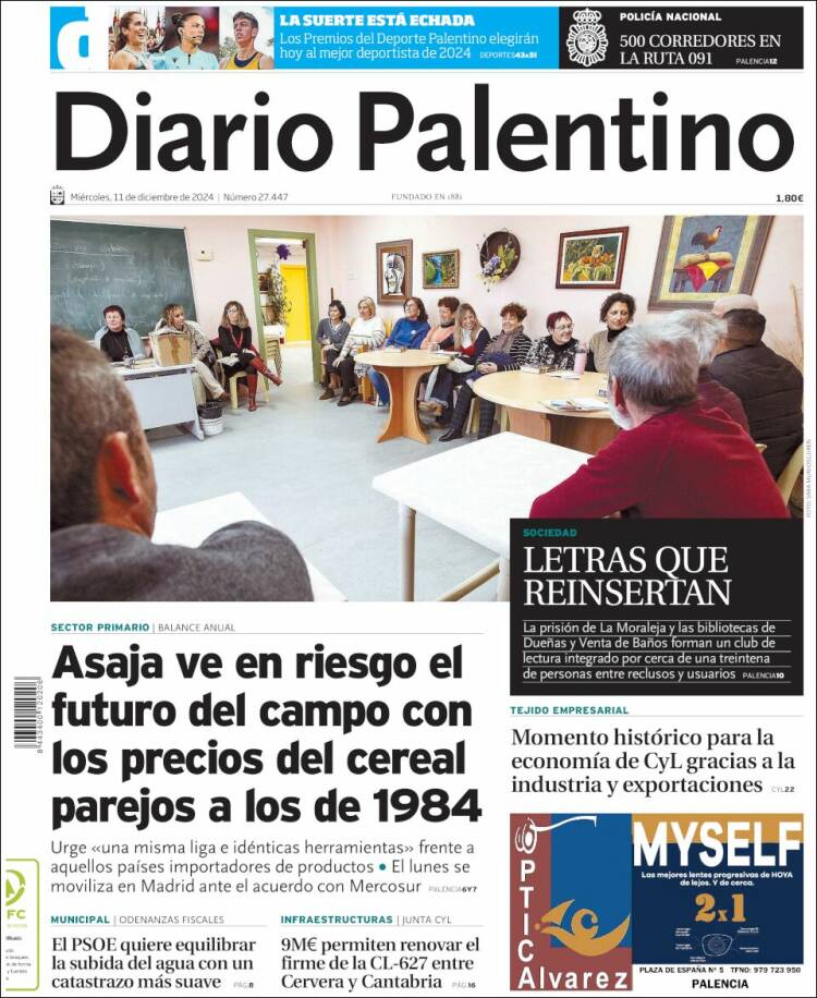 Portada de Diario Palentino (Spain)