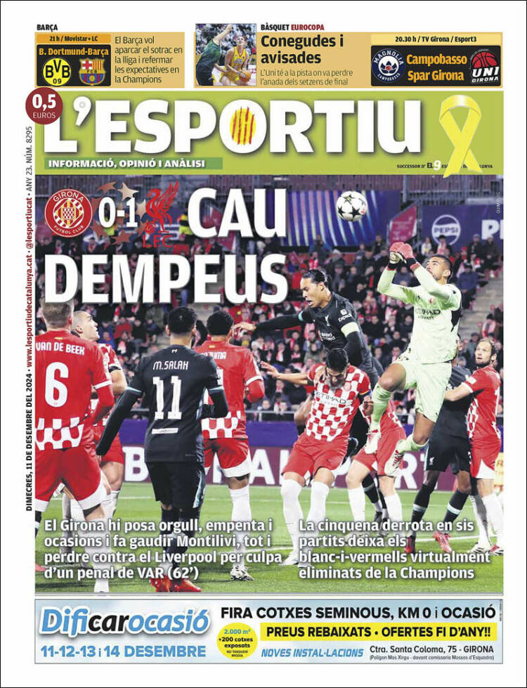 Portada de L'Esportiu : Girona (Spain)