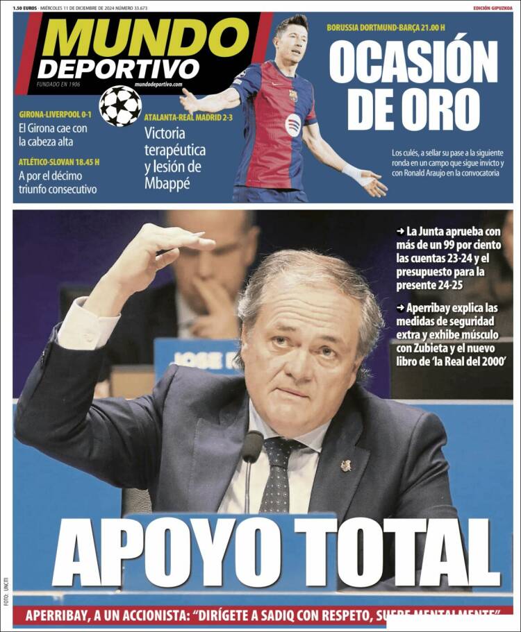 Portada de Mundo Deportivo Gipuzkoa (Spain)