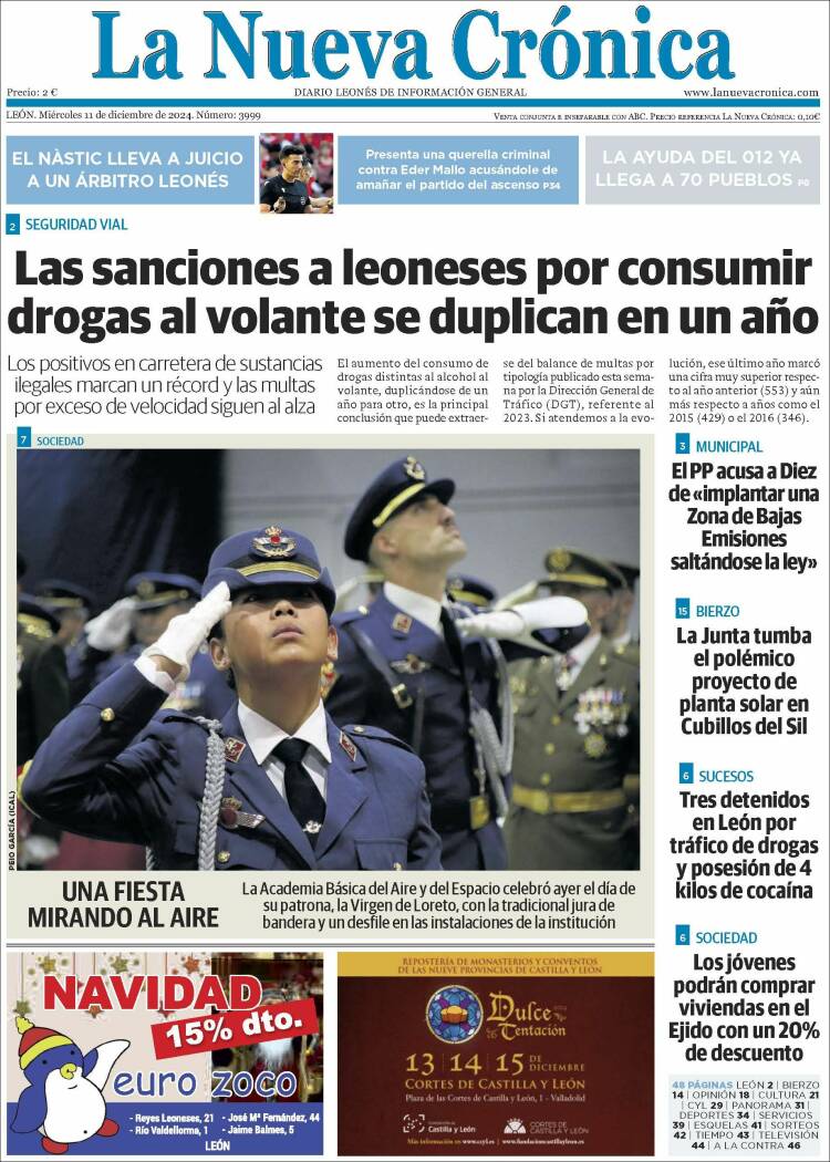 Portada de La Nueva Crónica (Spain)