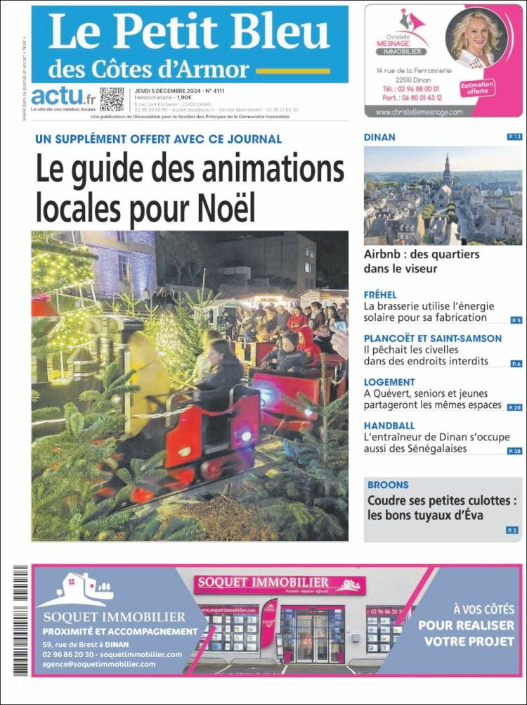 Portada de Le Petit Bleu (France)