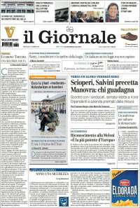 Portada de il Giornale (Italia)