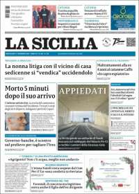 Portada de La Sicilia (Italia)