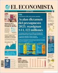 Portada de El Economista (México)