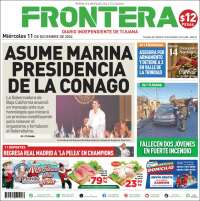 Portada de Frontera (México)