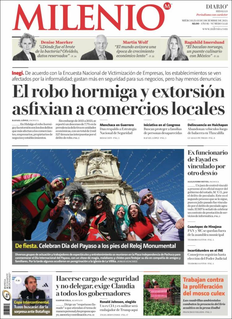 Portada de Milenio de Hidalgo (México)