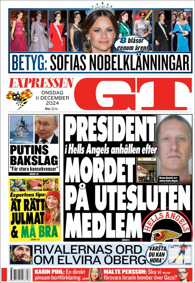 Portada de Göteborgstidningen (Sweden)