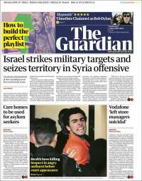 Portada de The Guardian (Reino Unido)