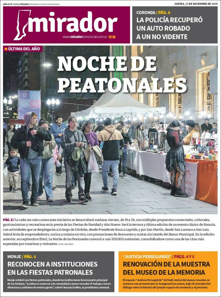 Portada de Mirador Provincial (Argentina)