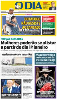 Portada de O Dia (Brasil)