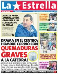 Portada de La Estrella de Concepción (Chile)