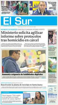 Portada de El Sur (Chile)