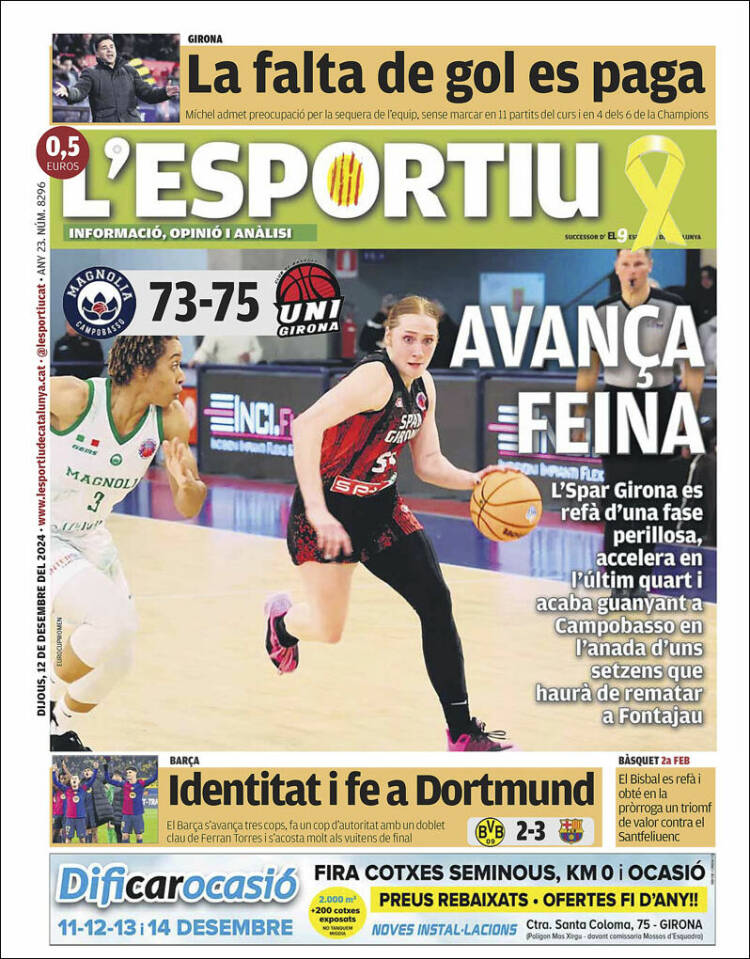 Portada de L'Esportiu : Girona (Spain)