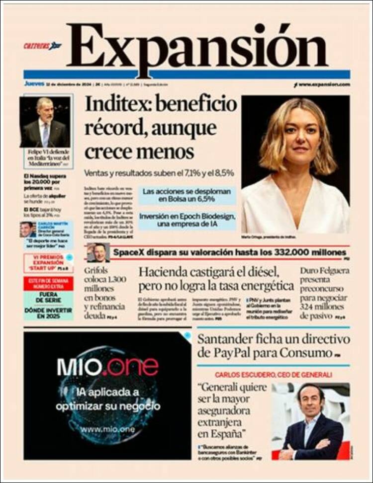 Portada de Expansión (Spain)