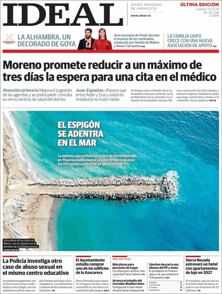 Portada de Ideal (Spain)