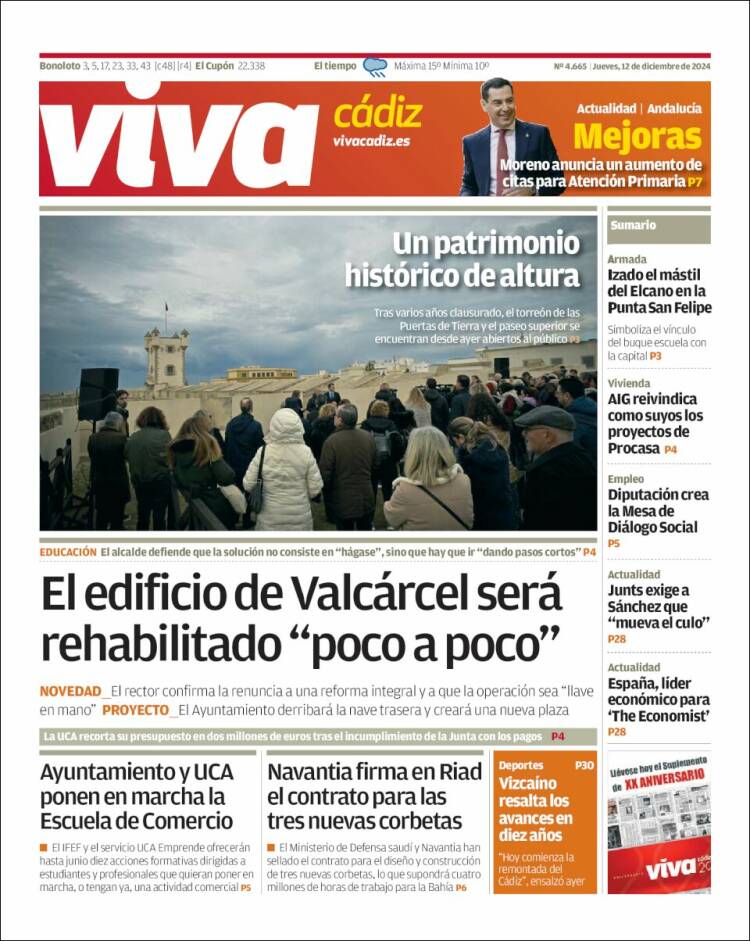 Portada de Información - Cadiz (Spain)