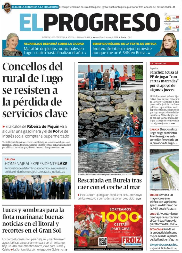 Portada de El Progreso (Spain)