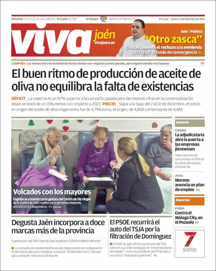 Portada de Viva Jaén (España)