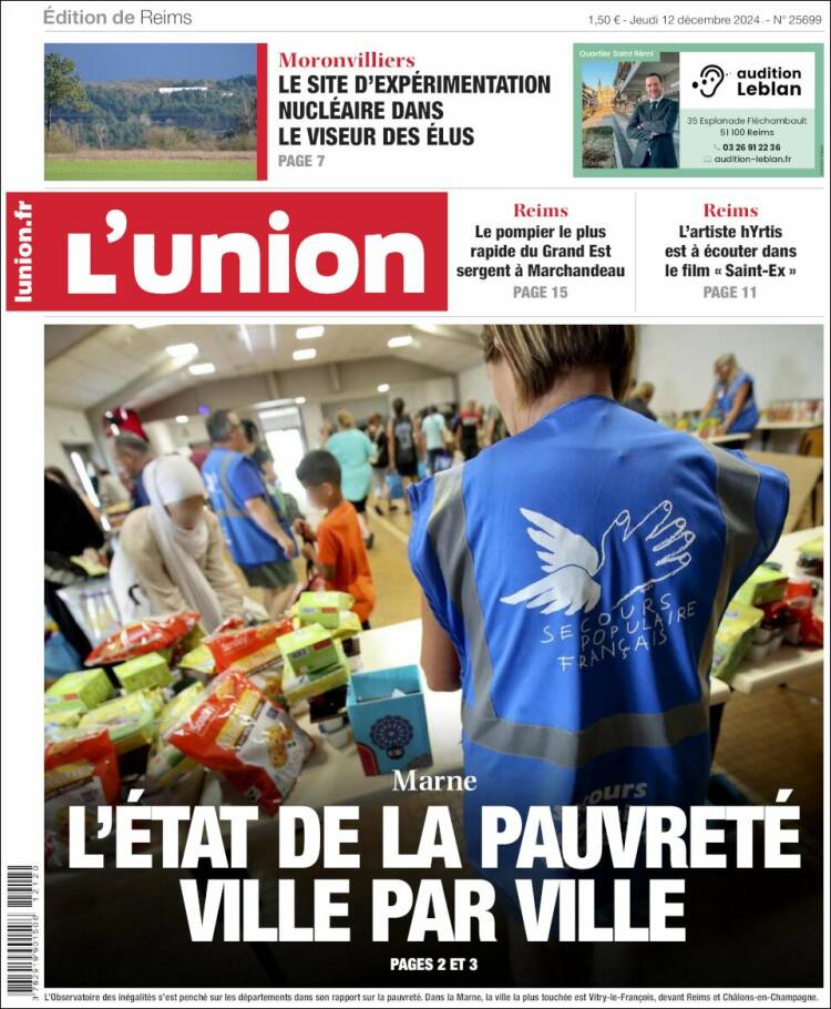 Portada de L'Union (France)